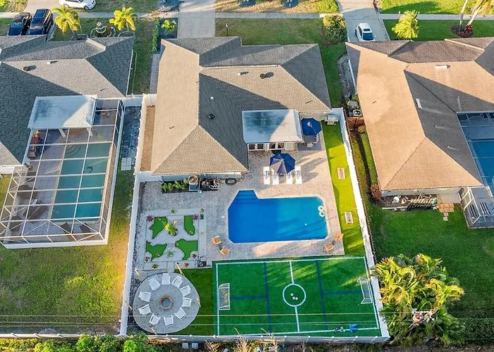 Resort Villa! Heated Pool With Golf Plus Firepit And Turf Sports