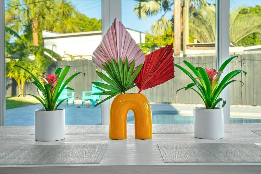 Tropical Jungle Pool House In West Palm Minutes From The Beach, Downtown, & Pbi! * West Palm Beach