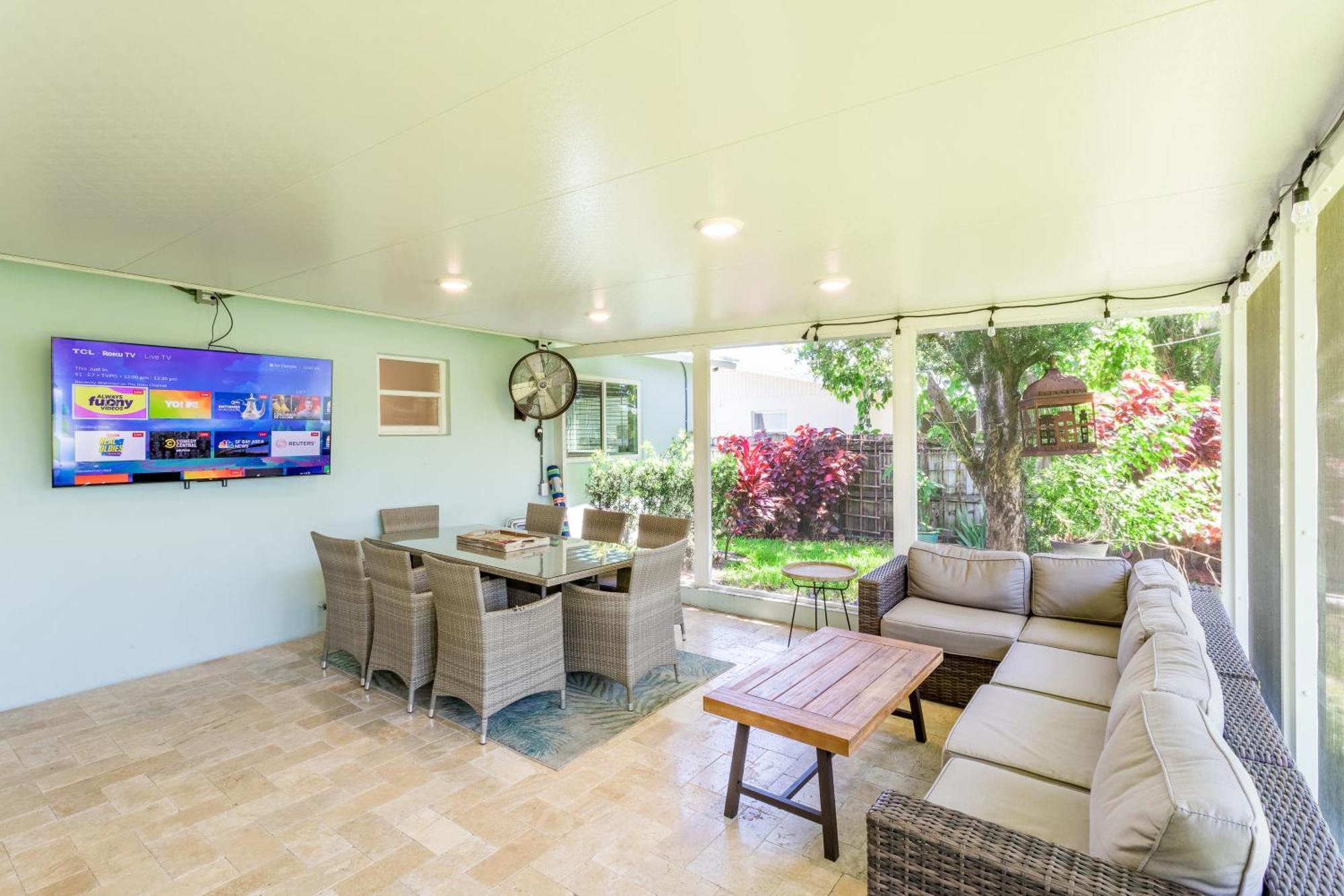 Charming Entire 6p Jacuzzi, Garden & Parking - West Palm West Palm Beach