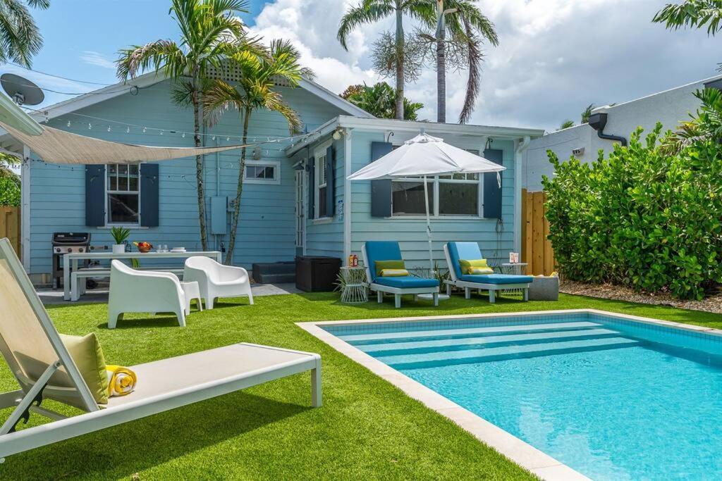 Modern Designer Gem Flamingo Park With Private Pool & Villa West Palm Beach