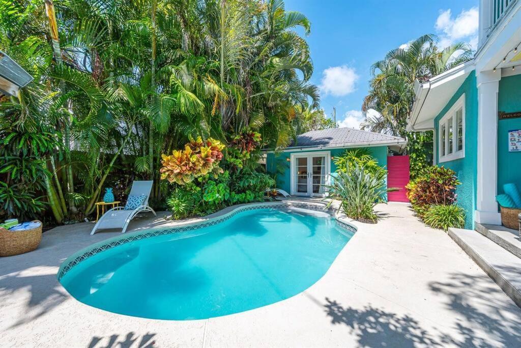 Historic El Cid With Guest & Tropical Pool Villa West Palm Beach