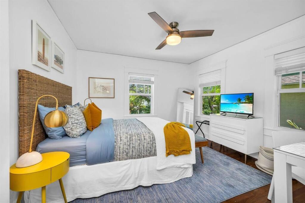 Villa Historic El Cid With Guest & Tropical Pool West Palm Beach