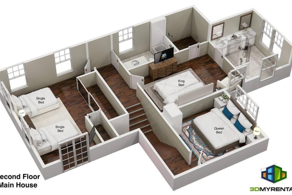 2 Mansions With Pool & Bbq Sleeps 22 Holiday home *