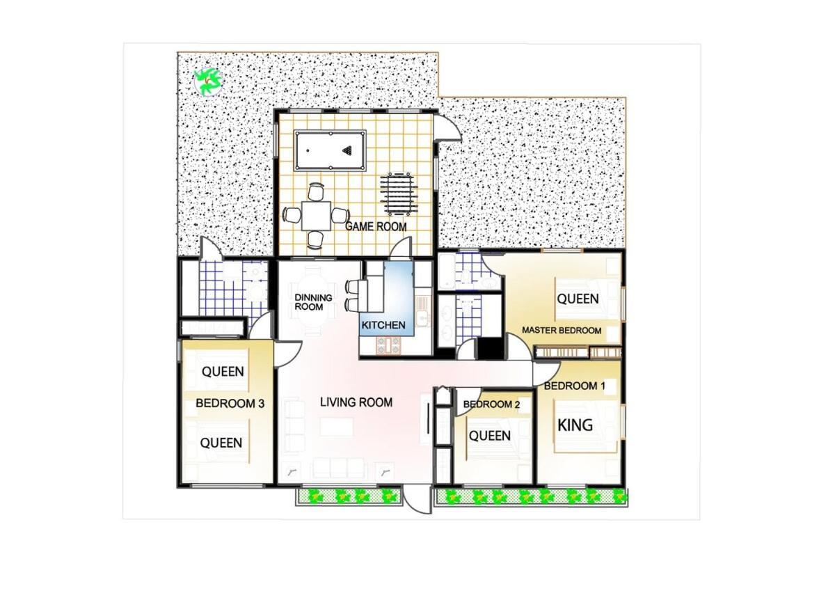 Palm Beach Vacation Home-downtown-gameroom-grill