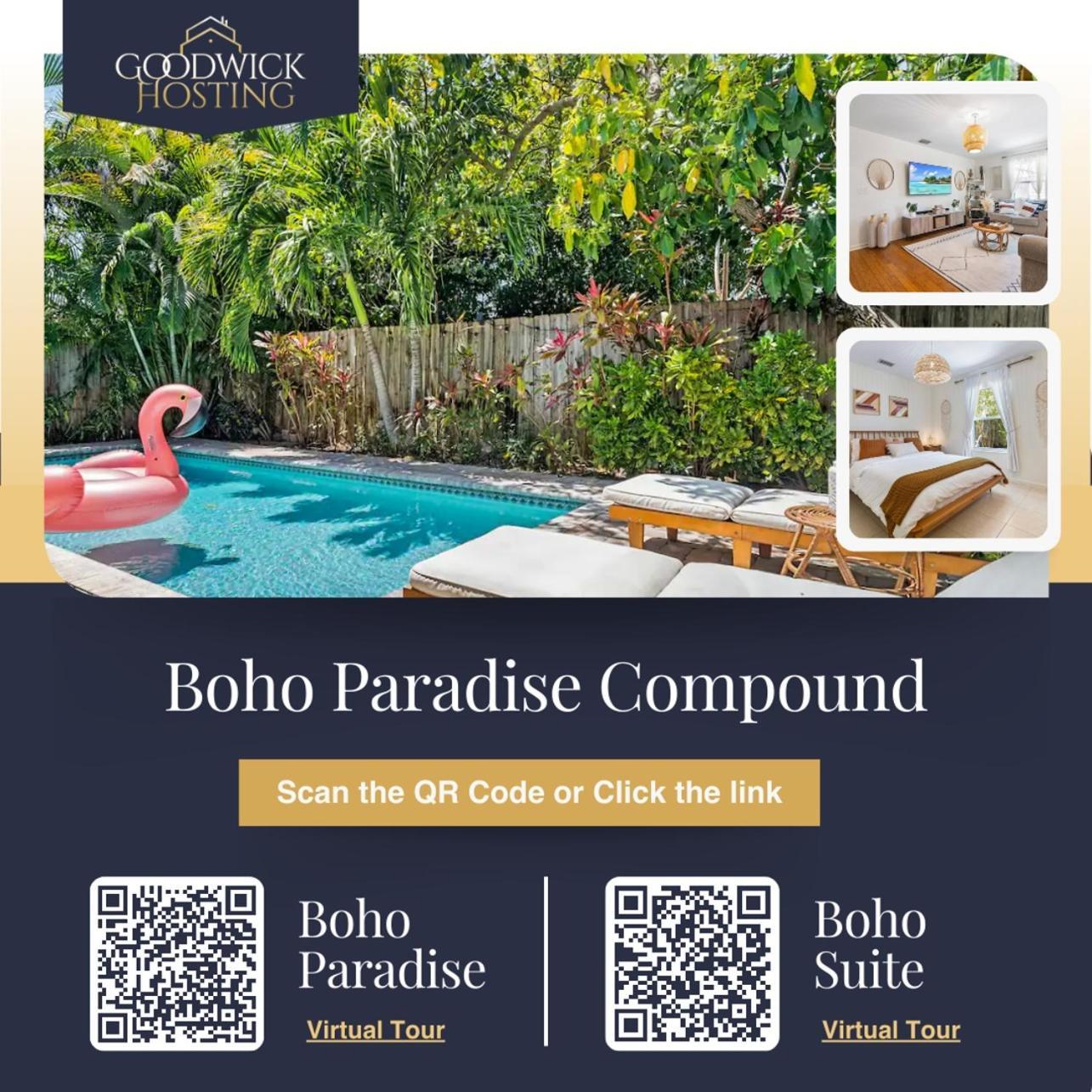 Boho Paradise W Heated Saltwater Pool & Holiday home