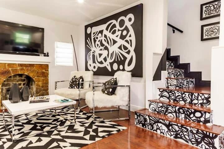 Holiday home 4bd 2ba - Black&white Artbnb - Southland Park Wpb West Palm Beach